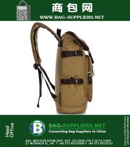 Heren reistassen Heren Casual Vintage Canvas Rugzak Messenger Rugzak schooltas Crossbody Outdoor Wandelen Camping tas