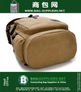 Heren reistassen Heren Casual Vintage Canvas Rugzak Messenger Rugzak schooltas Crossbody Outdoor Wandelen Camping tas