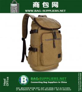 Heren reistassen Heren Casual Vintage Canvas Rugzak Messenger Rugzak schooltas Crossbody Outdoor Wandelen Camping tas