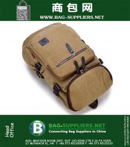 Heren reistassen Heren Casual Vintage Canvas Rugzak Messenger Rugzak schooltas Crossbody Outdoor Wandelen Camping tas