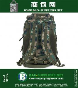 Outdoor Bergbeklimmen Camo Militaire Tactische Rugzak Camping Wandelen Waterdichte Tas Trekking mochila Sport Rugzakken