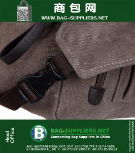 Echt leer Outdoor Heren Vintage Canvas Casual Reizen Hiking Rugzak Tas Rugzak Militaire tactische rugzak