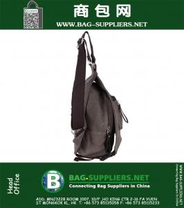 Echt leer Outdoor Heren Vintage Canvas Casual Reizen Hiking Rugzak Tas Rugzak Militaire tactische rugzak