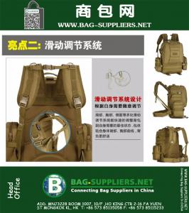 Militaire Tactische Rugzak Rugzak Bag 50L Rugzak Camping Wandelen Trekking Sporttas grote capaciteit rugzak molle system bags