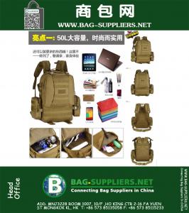 Militaire Tactische Rugzak Rugzak Bag 50L Rugzak Camping Wandelen Trekking Sporttas grote capaciteit rugzak molle system bags