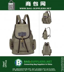 Canvas Rugzakken Heren Dames Preppy Stijl Stevige tas Dagrugzakken Studenten Schooltassen