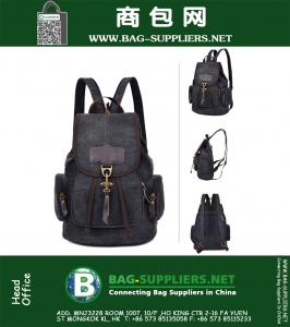 Canvas Rugzakken Heren Dames Preppy Stijl Stevige tas Dagrugzakken Studenten Schooltassen