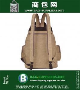 Canvas Rugzakken Heren Dames Preppy Stijl Stevige tas Dagrugzakken Studenten Schooltassen