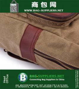 Vintage Rugzak Mode Dames Schoudertas Canvas Rugzak Heren Laptop Rugzak Vrije Tijd Reizen Schooltassen Unisex Bagpack