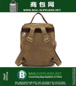 Vintage Rugzak Mode Dames Schoudertas Canvas Rugzak Heren Laptop Rugzak Vrije Tijd Reizen Schooltassen Unisex Bagpack
