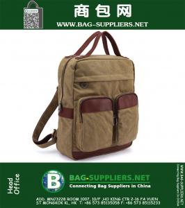 Vintage Rugzak Mode Dames Schoudertas Canvas Rugzak Heren Laptop Rugzak Vrije Tijd Reizen Schooltassen Unisex Bagpack