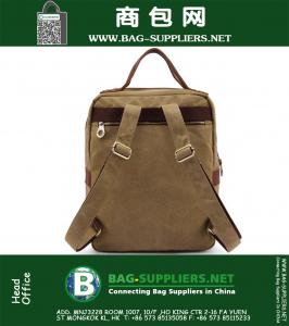 Vintage Rugzak Mode Dames Schoudertas Canvas Rugzak Heren Laptop Rugzak Vrije Tijd Reizen Schooltassen Unisex Bagpack