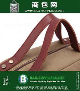 Vintage Rugzak Mode Dames Schoudertas Canvas Rugzak Heren Laptop Rugzak Vrije Tijd Reizen Schooltassen Unisex Bagpack