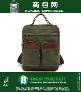 Vintage Rugzak Mode Dames Schoudertas Canvas Rugzak Heren Laptop Rugzak Vrije Tijd Reizen Schooltassen Unisex Bagpack
