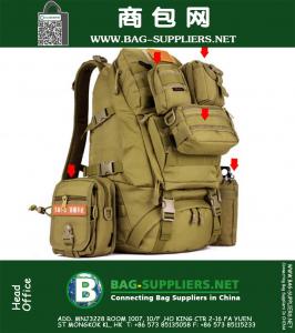 Jacht Tactische Rugzak ACU Tactische Range Bag Sacheted MOLLE Tactische Gear Hiking Rugzak Survival SWAT Militaire rugzakken