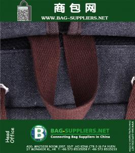Rugzak Voor Student Tiener Schooltas Heren Canvas Notebook Laptop Rugzak Heren Casual Wandelen Reizen Dagrugzakken