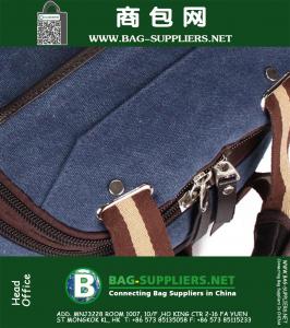 Rugzak Voor Student Tiener Schooltas Heren Canvas Notebook Laptop Rugzak Heren Casual Wandelen Reizen Dagrugzakken