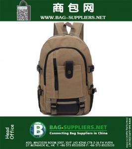Herentassen New Herfst Mode Schoudertas Dames Canvas Rugzak Schooltas Mochila Heren en dames Rugzak