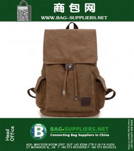 Heren Rugzak Vintage Rugzakken Satchel Militaire Rugzak Canvas Schoudertas