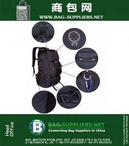 Grote Capaciteit Rugzak Nylon Outdoor Militaire Tactische Camping Wandelen Trekking Rugzakken Sport Reizende Rugzak Tassen 45L