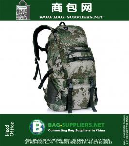 Grote Capaciteit Rugzak Nylon Outdoor Militaire Tactische Camping Wandelen Trekking Rugzakken Sport Reizende Rugzak Tassen 45L