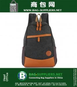 Mannen en vrouwen leisure rugzak mannelijke vrouwelijke computer tas reizen schouders canvas tas
