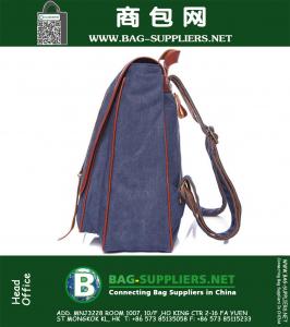 Canvas Rugzak Crazy Horse Unisex Rugzak Hoge kwaliteit Tiener Reizen Outdoor Winkelen Schooltas