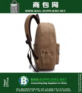 Heren Canvas Militaire Tactische Loptop Rugzak Vintage Preppy Stijl School Mochila Mode Stijl Paar Rugzakken