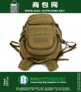 Outdoor bergbeklimmer Rugzak Vrije tijd Waterdichte nylon tas Molle School Trekking Ripstop Woodland Tactische rugzak
