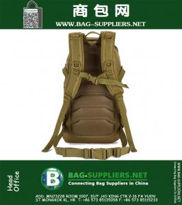 Outdoor bergbeklimmer Rugzak Vrije tijd Waterdichte nylon tas Molle School Trekking Ripstop Woodland Tactische rugzak