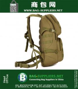 Outdoor bergbeklimmer Rugzak Vrije tijd Waterdichte nylon tas Molle School Trekking Ripstop Woodland Tactische rugzak