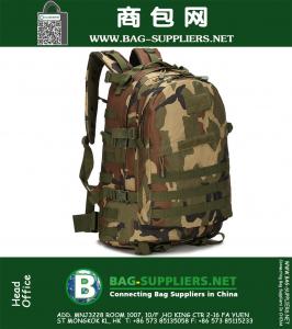 Hoge kwaliteit Heren Reistassen Molle 3d Militaire Tactische Rugzak Rugzak Camping Wandelen Trekking 40l Buitensporten Rugzakken
