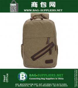 Vintage Mannen Canvas Rugzak Topkwaliteit Mode Schooltas Casual Outdoor Reizen Rugzak Schoudertassen