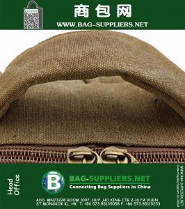 Vintage Mannen Canvas Rugzak Topkwaliteit Mode Schooltas Casual Outdoor Reizen Rugzak Schoudertassen