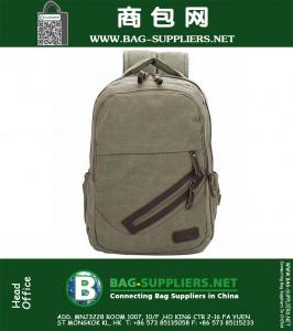 Vintage Mannen Canvas Rugzak Topkwaliteit Mode Schooltas Casual Outdoor Reizen Rugzak Schoudertassen