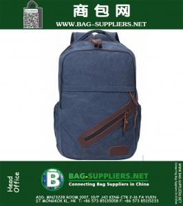 Vintage Mannen Canvas Rugzak Topkwaliteit Mode Schooltas Casual Outdoor Reizen Rugzak Schoudertassen