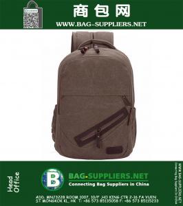 Vintage Mannen Canvas Rugzak Topkwaliteit Mode Schooltas Casual Outdoor Reizen Rugzak Schoudertassen