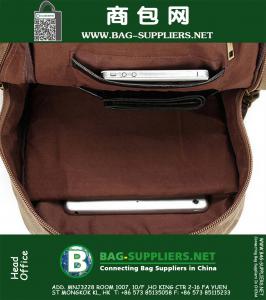Vintage Mannen Canvas Rugzak Topkwaliteit Mode Schooltas Casual Outdoor Reizen Rugzak Schoudertassen