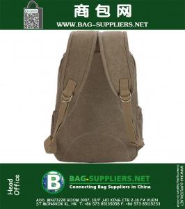 Vintage Mannen Canvas Rugzak Topkwaliteit Mode Schooltas Casual Outdoor Reizen Rugzak Schoudertassen