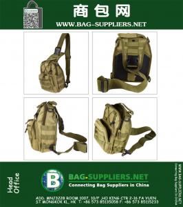 Outdoor Crossbody One-Shoulder Militaire Tactische Rugzakken Rugzak Camping Travel Hiking Trekking Tassen