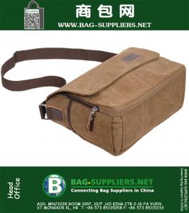 Casual Vintage Heren Kleine Canvas Schoudertassen Rugzak Military Sports Mannelijke Cross Body Messenger Bags
