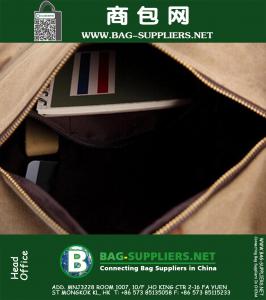 Canvas tas man Rugzak Laptop Vintage Mode reistassen Multifunctionele tassen met grote capaciteit voor Trave