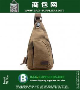 Militaire Messenger Bag Casual Outdoor Reizen Rugzak Wandelen Sport Borsttas Canvas Kleine Crossbody Schouderrug Pack