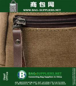 Militaire Messenger Bag Casual Outdoor Reizen Rugzak Wandelen Sport Borsttas Canvas Kleine Crossbody Schouderrug Pack