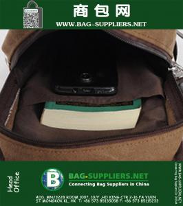 Bolsa de mensajero militar de los hombres Bolsa de viaje al aire libre Casual Senderismo bolsa de pecho deportivo Lona pequeña hombro Crossbody paquete de espalda