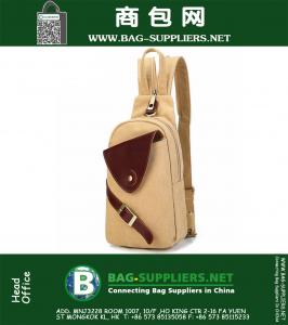 Casual Mode Mini Schoudertassen Hoge Qulaity Mannen Kleine Borst Pack Rugzak Voor Teenge Jongens Canvas Rugzak