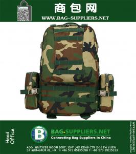 Militaire Outdoor Carry Rugzak Tas Verwisselbare Pocket Camping Vissen Jacht Reizen Tactische MOLLE Pouch Rugzak