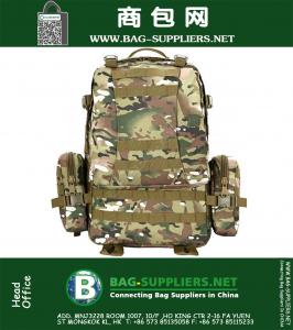 Militaire Outdoor Carry Rugzak Tas Verwisselbare Pocket Camping Vissen Jacht Reizen Tactische MOLLE Pouch Rugzak