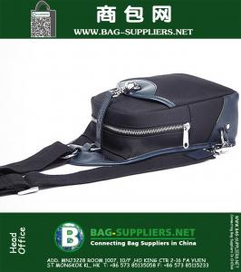 Outdoor Crossbody schoudertas Echt leer Militaire Messenger Bag Casual Travel Rugzak Hiking Sport Borst heren Tas