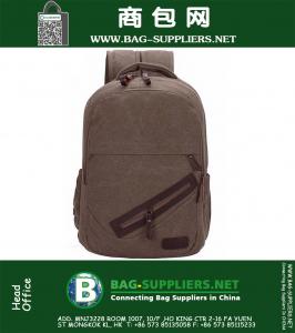 Vintage Mannen Canvas Rugzak Topkwaliteit Mode Schooltas Casual Outdoor Reizen Rugzak Schoudertassen